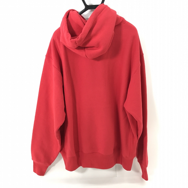 実際に弊社で買取させて頂いたChampion/チャンピオン REVERSE WEAVE/リバースウィーブ プルオーバーパーカー レッド XLの画像 1枚目