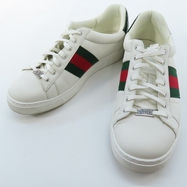 実際に弊社で買取させて頂いたGUCCI/グッチ エース・ウェブ ストライプ スニーカー 757892/9