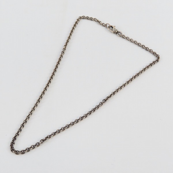 実際に弊社で買取させて頂いたCHROME HEARTS/クロムハーツ NEチェーン ネックレス/20inchの画像 4枚目