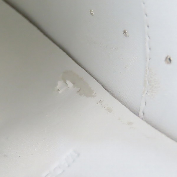 実際に弊社で買取させて頂いたAlexander McQueen/アレキサンダーマックイーン レザーオーバーサイズドスニーカー スニーカー ホワイト 553770/38Eの画像 6枚目