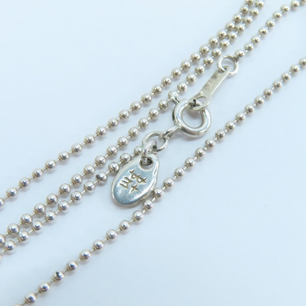 実際に弊社で買取させて頂いたBloody Mary/ブラッディマリー SILVER925 ボールチェーンネックレス