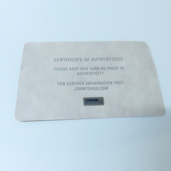 実際に弊社で買取させて頂いたJIMMY CHOO/ジミーチュウ CARNABY/カーナビー スタースタッズ ラウンドジップ ウォレットの画像 7枚目