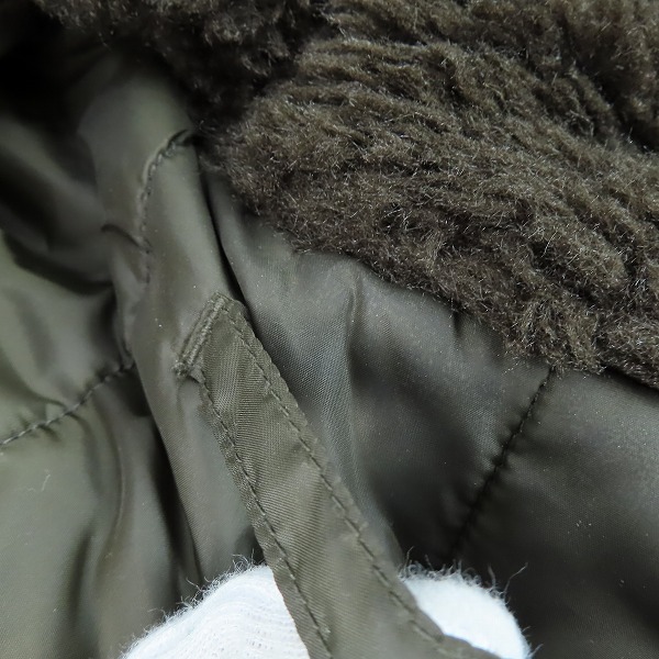 実際に弊社で買取させて頂いたHYSTERIC GRAMOUR/ヒステリックグラマー プリマロフト タイガーカモ N-3B フライトジャケット 4AC-0293/Lの画像 9枚目