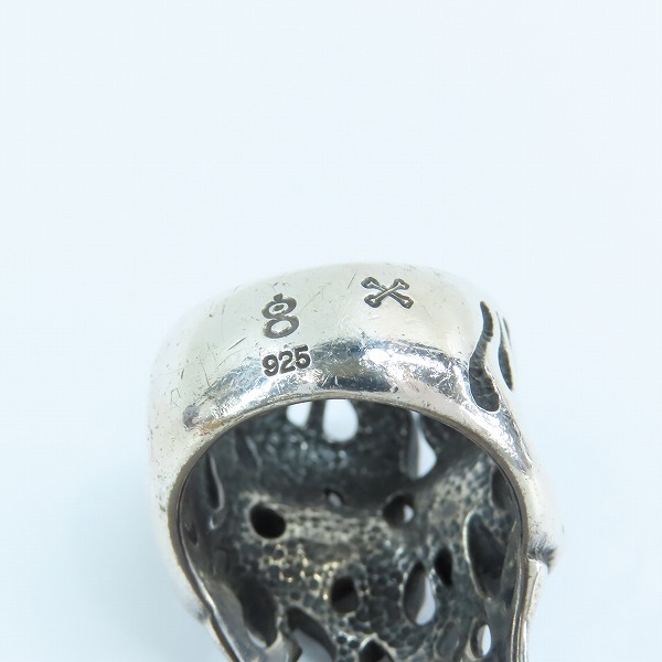 実際に弊社で買取させて頂いたGucho/ガッチョ Pyromaniac パイロマニアック クロスボーン リング/20号-21号の画像 6枚目