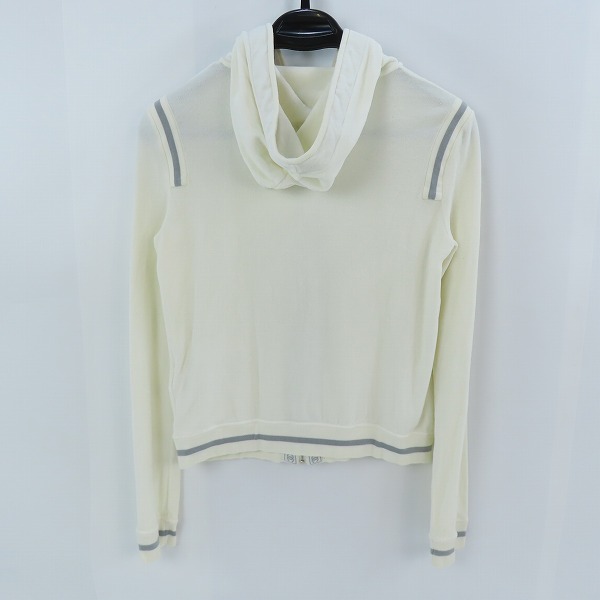 実際に弊社で買取させて頂いた【JPタグ】CHANEL/シャネル ヴィンテージ スポーツライン ココマーク 長袖 パイルパーカー P27683V20082 M4260/38の画像 1枚目