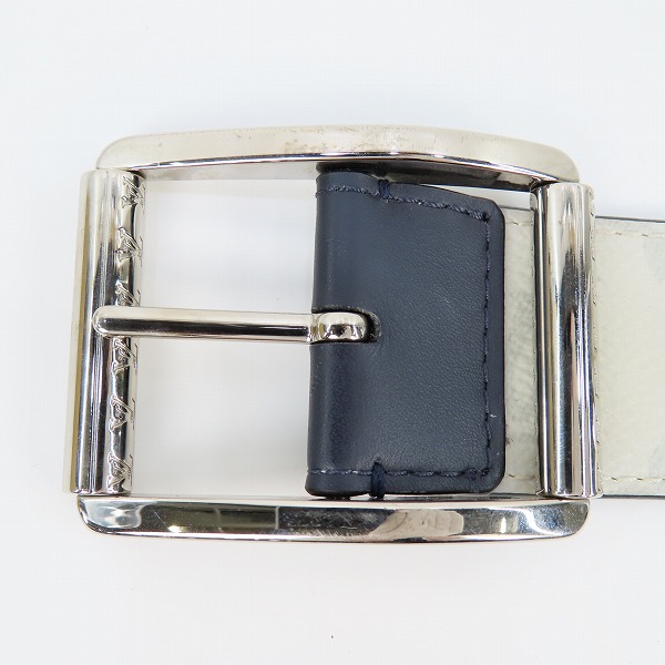 実際に弊社で買取させて頂いたLOUIS VUITTON/ルイヴィトン サンチュール  PVC×レザー ベルト  M0003 100/40の画像 1枚目
