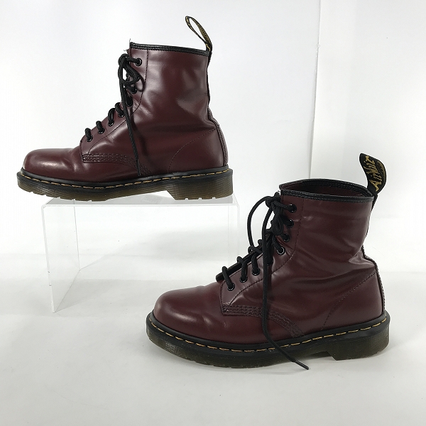 実際に弊社で買取させて頂いたDr.Martens/ドクターマーチン 1460 8EYE/8ホール レザー ブーツ/UK7の画像 3枚目