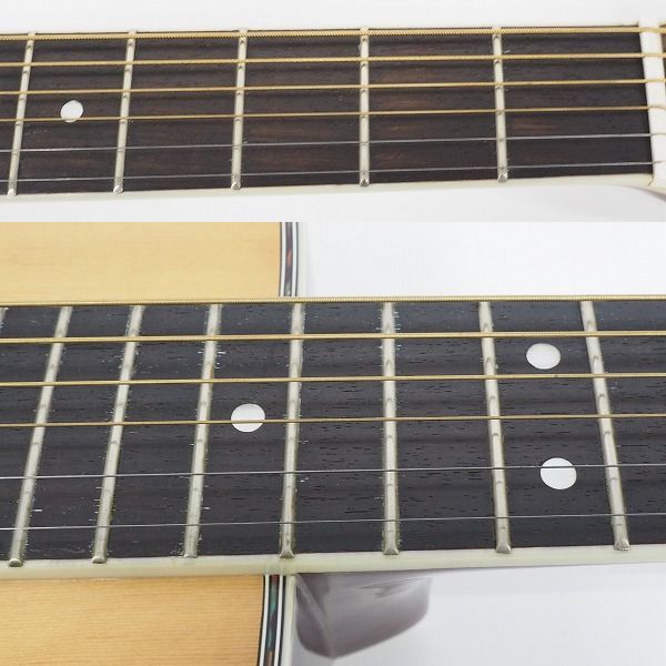 実際に弊社で買取させて頂いた★Morris/モーリス W-28 幌馬車ラベル アコースティックギター/アコギ  ソフトケース付の画像 3枚目