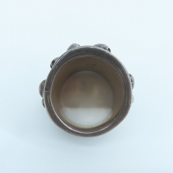 実際に弊社で買取させて頂いたSTANLEY GUESS/スタンリーゲス マルチスカルオーバルリング 21号の画像 5枚目