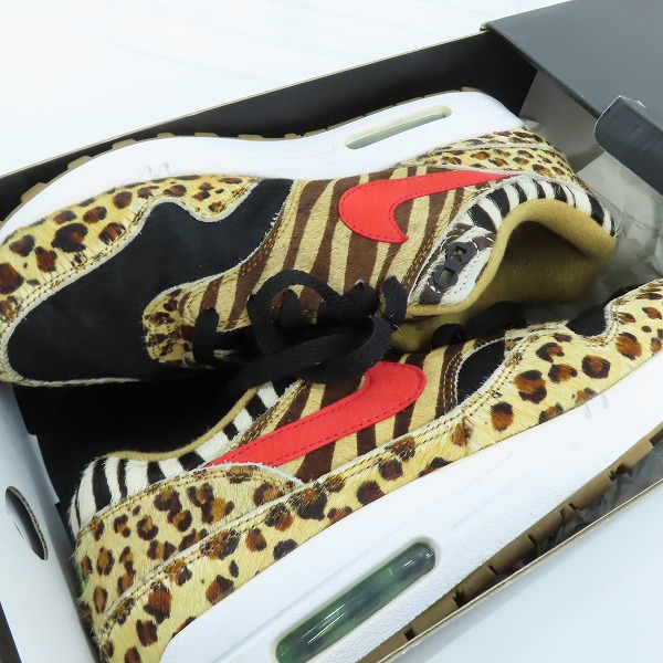 実際に弊社で買取させて頂いたNIKE×ATMOS/ナイキ×アトモス AIR MAX 1 DLX ANIMAL PACK 2.0 エアマックス1 アニマルパック AQ0928-700/26の画像 7枚目