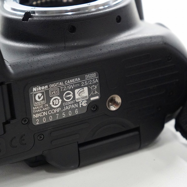 実際に弊社で買取させて頂いたNikon/ニコン D5000 ボディ デジタル一眼レフカメラ 簡易動作確認済みの画像 6枚目