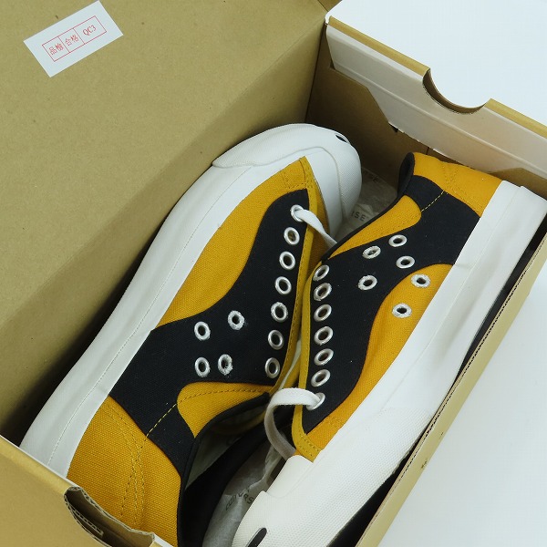 実際に弊社で買取させて頂いた【未使用】CONVERSE/コンバース JACK PURCELL HS RLY/ジャックパーセル ラリー 26.5の画像 7枚目