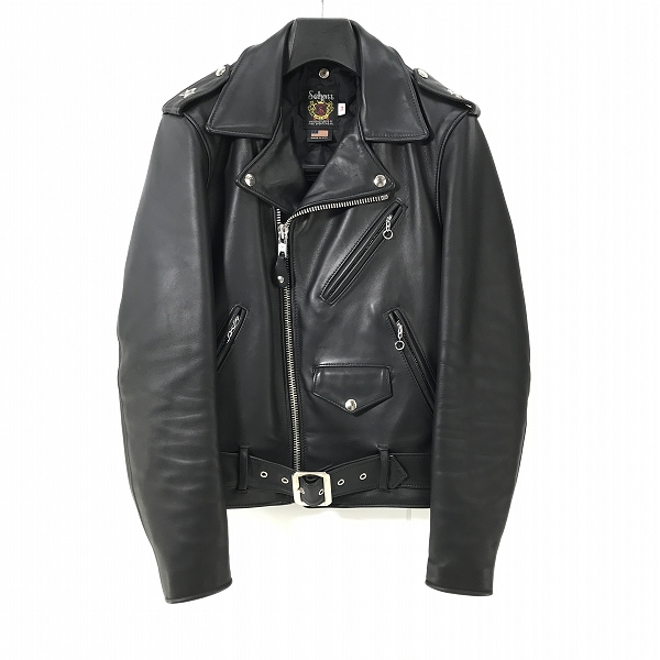 実際に弊社で買取させて頂いたSchott/ショット 613US ONE STAR/ワンスター ダブルライダースジャケット 7007/34