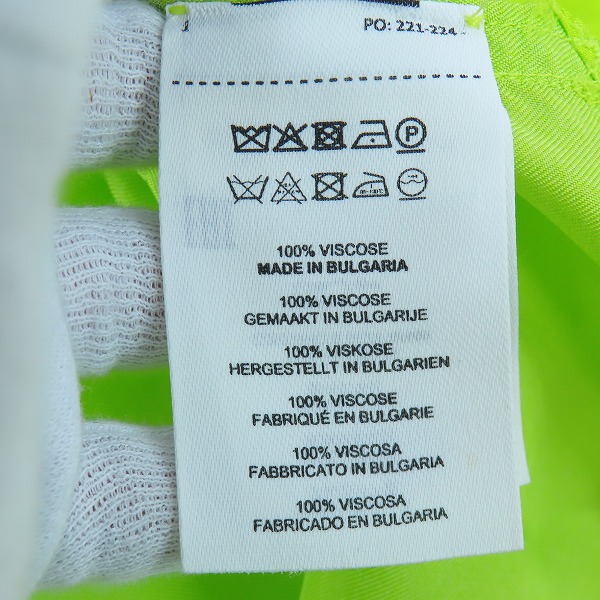 実際に弊社で買取させて頂いたDries Van Noten/ドリスヴァンノッテン ビスコース CARLTONE オープンカラーシャツ/50の画像 3枚目