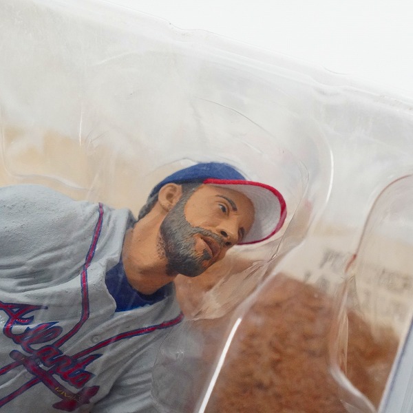 実際に弊社で買取させて頂いた【未開封】McFARLANE TOYS/マクファーレントイズ アトランタ・ブレーブス #29 JOHN SMOLTZ ジョン・スモルツ フィギュア グレーの画像 2枚目