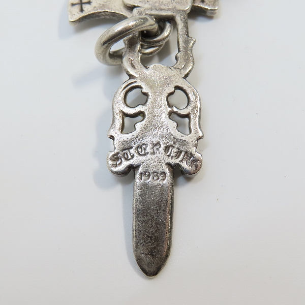 実際に弊社で買取させて頂いたCHROME HEARTS/クロムハーツ 3トリンケッツ/スリートリンケッツ ペンダントトップの画像 2枚目