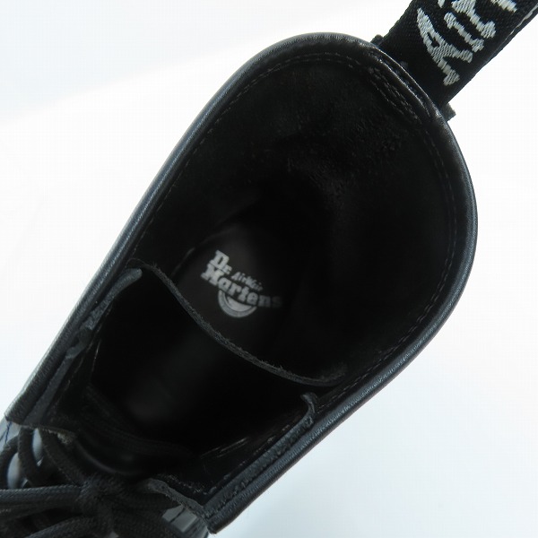 実際に弊社で買取させて頂いたDr.Martens/ドクターマーチン 24758 ホワイトステッチ 8ホール ブーツ スムースレザー/UK9の画像 4枚目