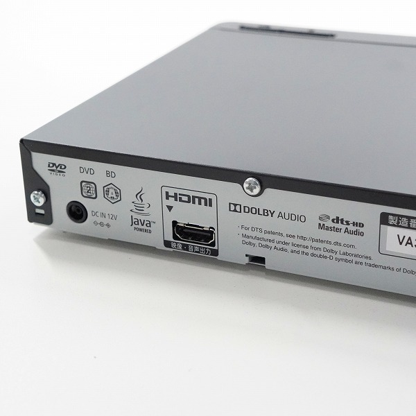 実際に弊社で買取させて頂いたPanasonic/パナソニック DMP-BD90 -K 2023年製 ブルーレイディスクプレーヤー 簡易動作確認済みの画像 4枚目