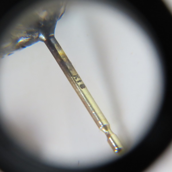 実際に弊社で買取させて頂いた【ギャラ付き】KONRON/コンロン ピアス フラワー ブラウンダイヤの画像 7枚目