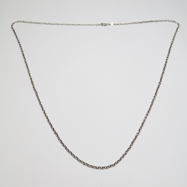 実際に弊社で買取させて頂いた(2)CHROME HEARTS/クロムハーツ ロールチェーン/ネックチェーン ネックレス/24inchの画像 5枚目
