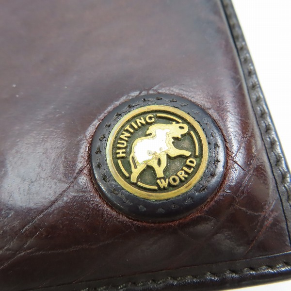 実際に弊社で買取させて頂いたHUNTING WORLD/ハンティングワールド 三つ折り/二つ折り 財布 2点セットの画像 4枚目