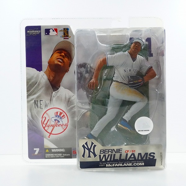 実際に弊社で買取させて頂いた【未開封】McFARLANE/マクファーレン ニューヨーク・ヤンキース #51 BERNIE WILLIAMS バーニー・ウィリアムス フィギュア
