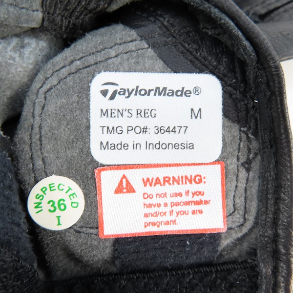 実際に弊社で買取させて頂いたKith×TaylorMade/キス×テーラーメイド MADE TP GOLF GLOVE ゴルフグローブ ブラック/REG/Mの画像 5枚目