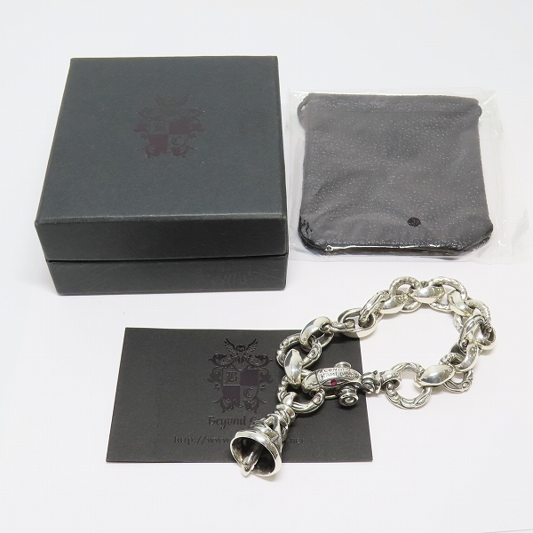 実際に弊社で買取させて頂いた【ギャラ付き/カスタム】LONE ONES/ロンワンズ レナードカムホート刻印 ヘロンブレスレット w/1クレーンベル M 2ルビーの画像 9枚目