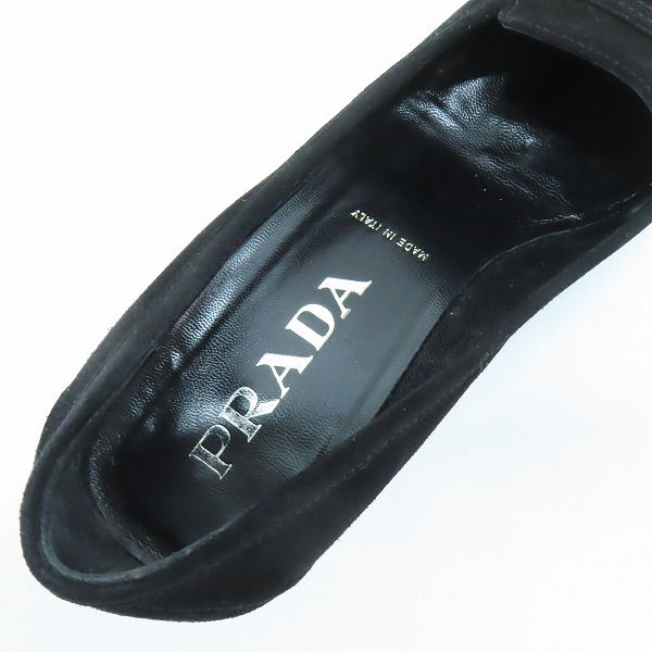 実際に弊社で買取させて頂いたPRADA/プラダ パンプス ブラック 36の画像 4枚目