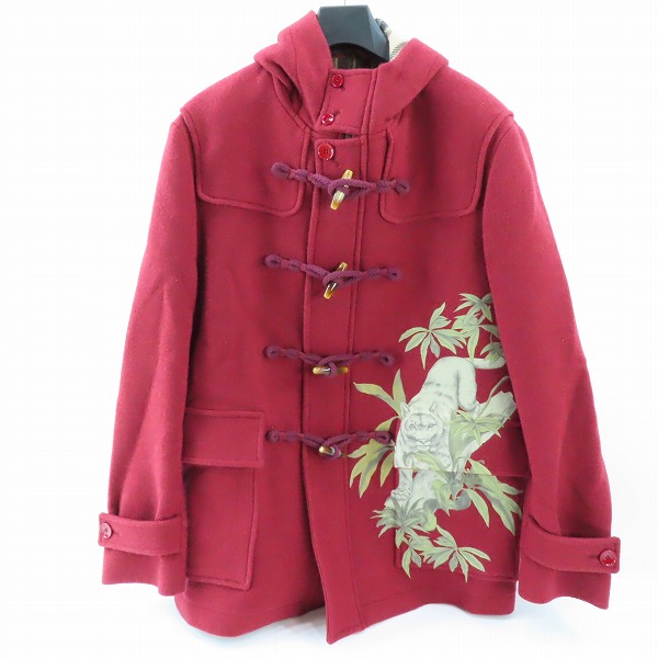 実際に弊社で買取させて頂いた【JPタグ】ETRO/エトロ 2022年製 タイガープリント ジップダッフルコート 1C3697904/M