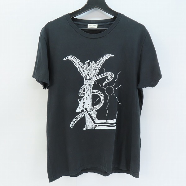 実際に弊社で買取させて頂いたSaint Laurent/サンローラン カサンドラロゴプリントTシャツ 343678 Y2YH1/L