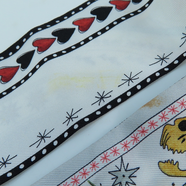 実際に弊社で買取させて頂いたChristian Dior/クリスチャンディオール ハート ミッツァ/ストールの画像 6枚目