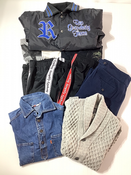 実際に弊社で買取させて頂いた【おまとめ】ポロラルフローレン/リーバイス/チャンピオン 他 デニムジャケット/ブルゾン/パンツ 等 