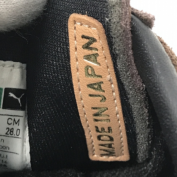 実際に弊社で買取させて頂いた【未使用】PUMA × KICKS LAB. JAPAN CLYDE/プーマ×キックスラボ スエード スニーカー/シューズ 367716-01/28の画像 6枚目