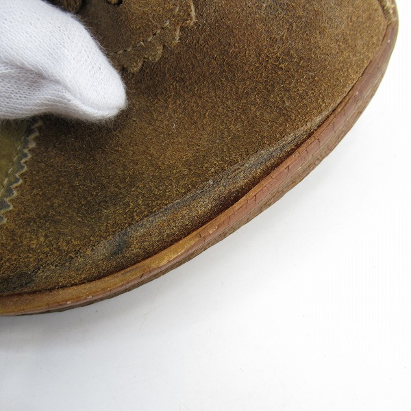 実際に弊社で買取させて頂いた【観賞用】adidas/アディダス ヴィンテージ カナダ製 TOBACCO/タバコ スエード スニーカー/7.5の画像 6枚目