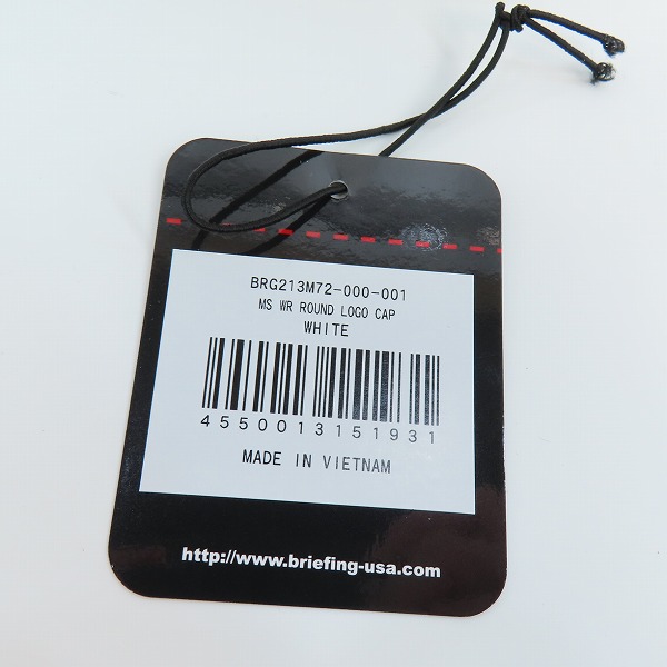 実際に弊社で買取させて頂いたBRIEFING/ブリーフィング ゴルフ WR ROUND LOGO CAP/キャップ BRG213M72の画像 7枚目