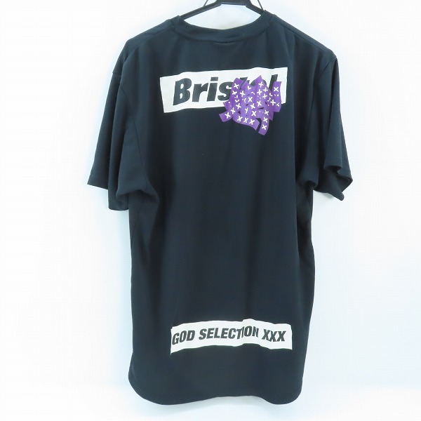 実際に弊社で買取させて頂いたF.C.Real Bristol×GOD SELECTION XXX/エフシーレアルブリストル×ゴットセレクショントリプルエックス 半袖T/FCRB-210118/XLの画像 1枚目