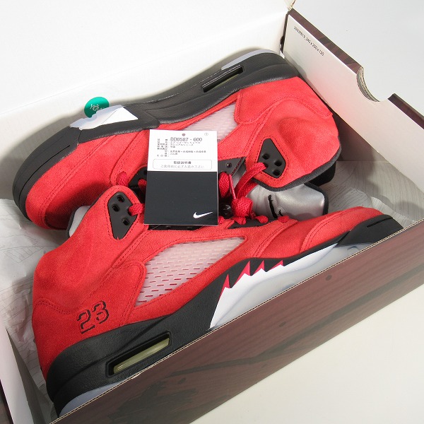 実際に弊社で買取させて頂いたNIKE/ナイキ AIR JORDAN 5 RETRO RAGING BULL エアジョーダン5 レイジングブル DD0587-600/27の画像 8枚目