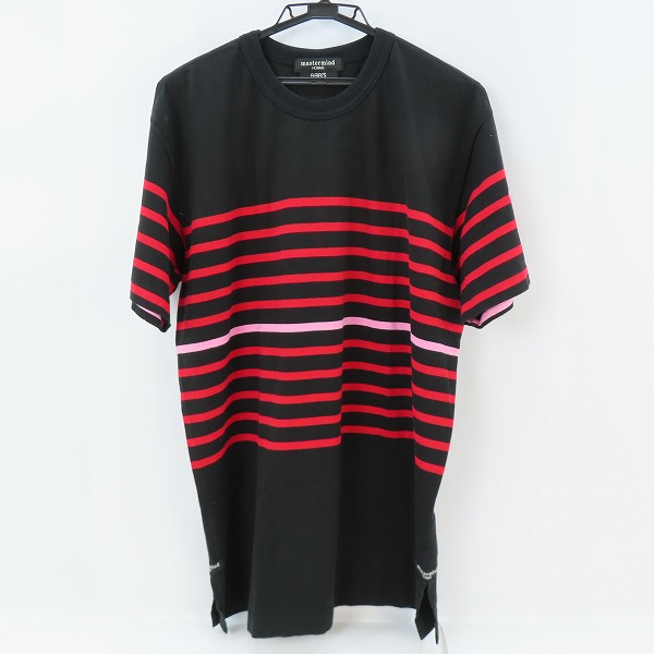 実際に弊社で買取させて頂いたmastermind JAPAN ×A-GIRL'S/マスターマインド ×エイガールズ 裾ロゴパッチ 半袖Tシャツ 16SSMM-TS23-07/L