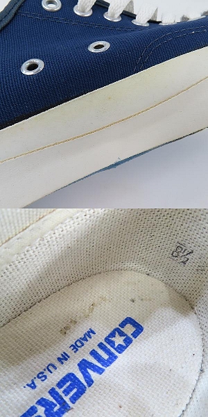 実際に弊社で買取させて頂いた CONVERSE/コンバース JACK PURCELL/ジャックパーセル LOW M7137/8.5の画像 7枚目