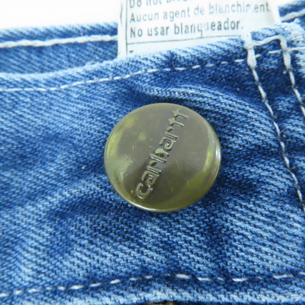 実際に弊社で買取させて頂いたCarhartt/カーハート  デニム ペインターパンツ B13 DST/36×30の画像 6枚目