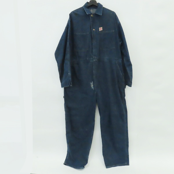 実際に弊社で買取させて頂いたCarhartt/カーハート 40〜50s/40～50年代 2色刺繍タグ ヴィンテージ デニム オールインワン/つなぎ/50