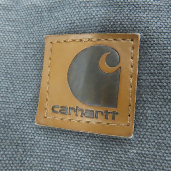 実際に弊社で買取させて頂いたCarhartt/カーハート BIG and Tall Washed Duck ThinsulateR ACTIVE Jacket/アクティブジャケット シンサレート  J130 GVL/XLの画像 5枚目