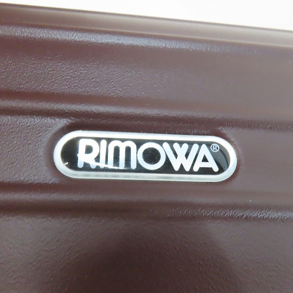 実際に弊社で買取させて頂いたRIMOWA/リモワ SALSA/サルサ 4輪キャリーケース 811.56の画像 4枚目