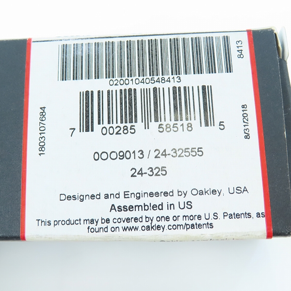 実際に弊社で買取させて頂いたOAKLEY オークリー サングラス Frogskins フロッグスキン OO9013  24-325の画像 8枚目