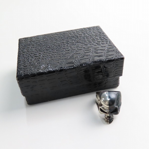 実際に弊社で買取させて頂いたharaKIRI/ハラキリ 赤銅 スカルリング 14.5号の画像 9枚目