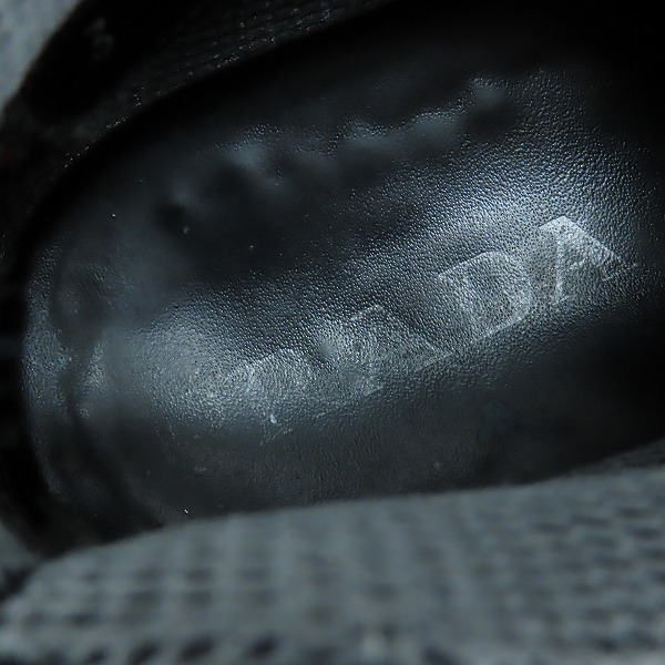 実際に弊社で買取させて頂いた【ジャンク】PRADA/プラダ 901 ベルクロ チロリアン シューズ/7.5の画像 8枚目