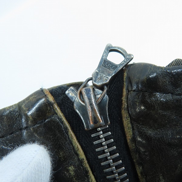 実際に弊社で買取させて頂いたBACKLASH/バックラッシュ ジャパンホース製品染め フードパーカー 1367-05/2の画像 4枚目