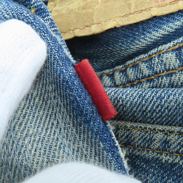 実際に弊社で買取させて頂いた【難有り】LEVI'S/リーバイス 刻印6/刻印E/ビッグE/片面タブ ヴィンテージ デニムパンツの画像 4枚目
