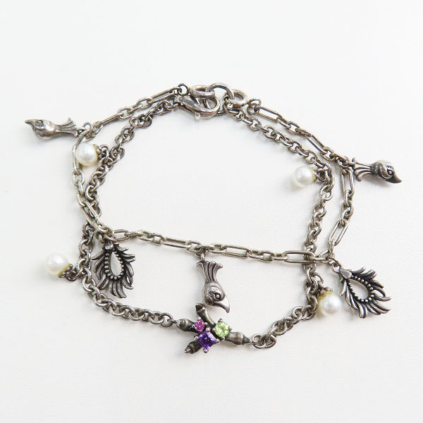 実際に弊社で買取させて頂いた【ギャラ付き】Bloody Mary/ブラッディマリー  EVE ダブルブレスレットの画像 1枚目